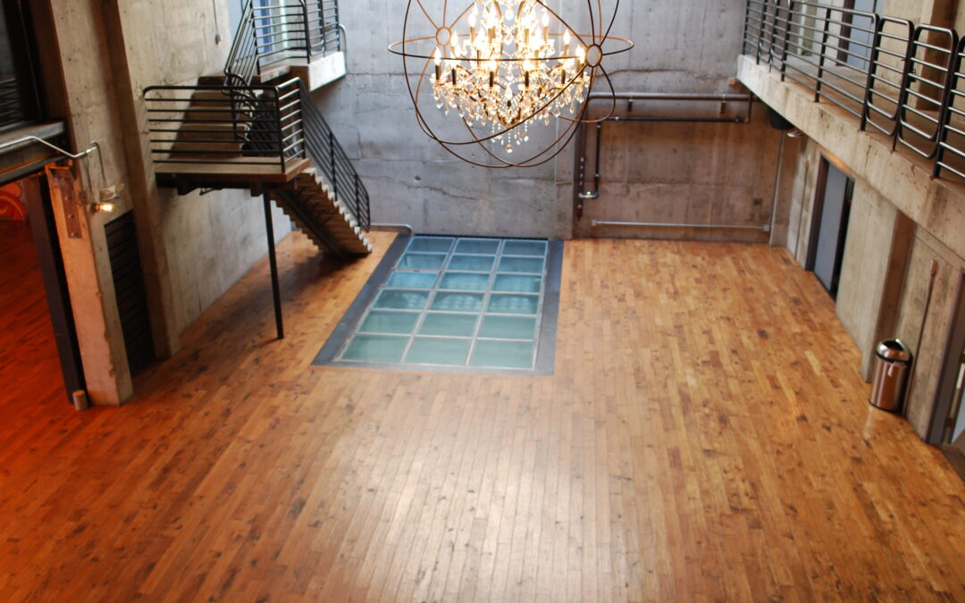 Glass Floor Over Casting Pit